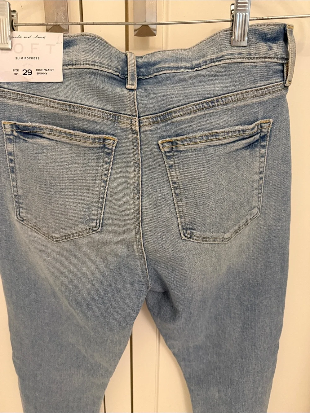 NEW Loft Size 8P High Waisted Skinny Jeans